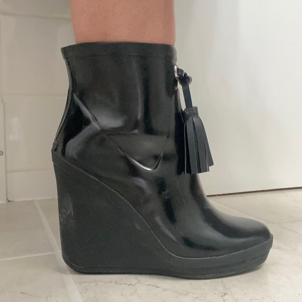 Black Coach Rainboots - Picture 6 of 6
